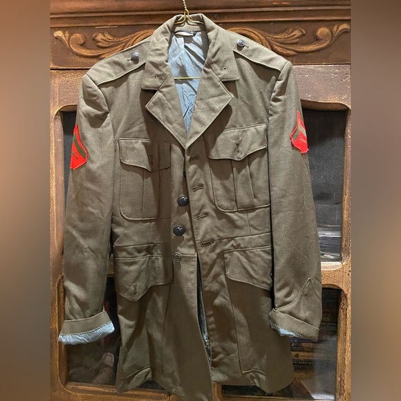 Other - Men's vintage Military Field Jacket - Olive Green